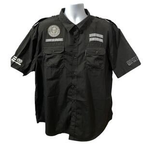 ECKO UNLTD DWYER SHIRT — Black Hip Hop Raw & Uncut Search Rescue Men's 2XL